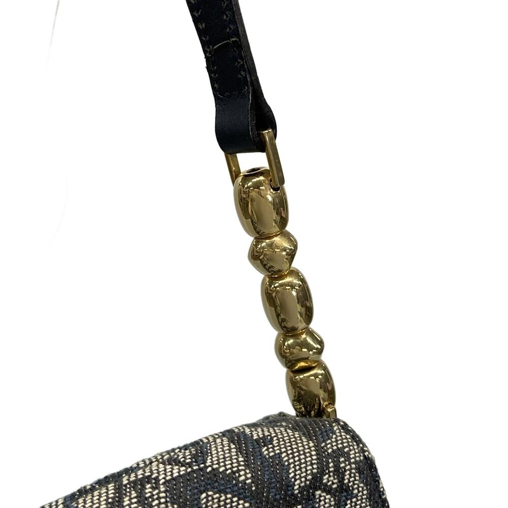 Christian Dior DIOR/ChristianDior Maris Pearl,Trotter Shoulder Bag Navy White - Picture 10 of 15